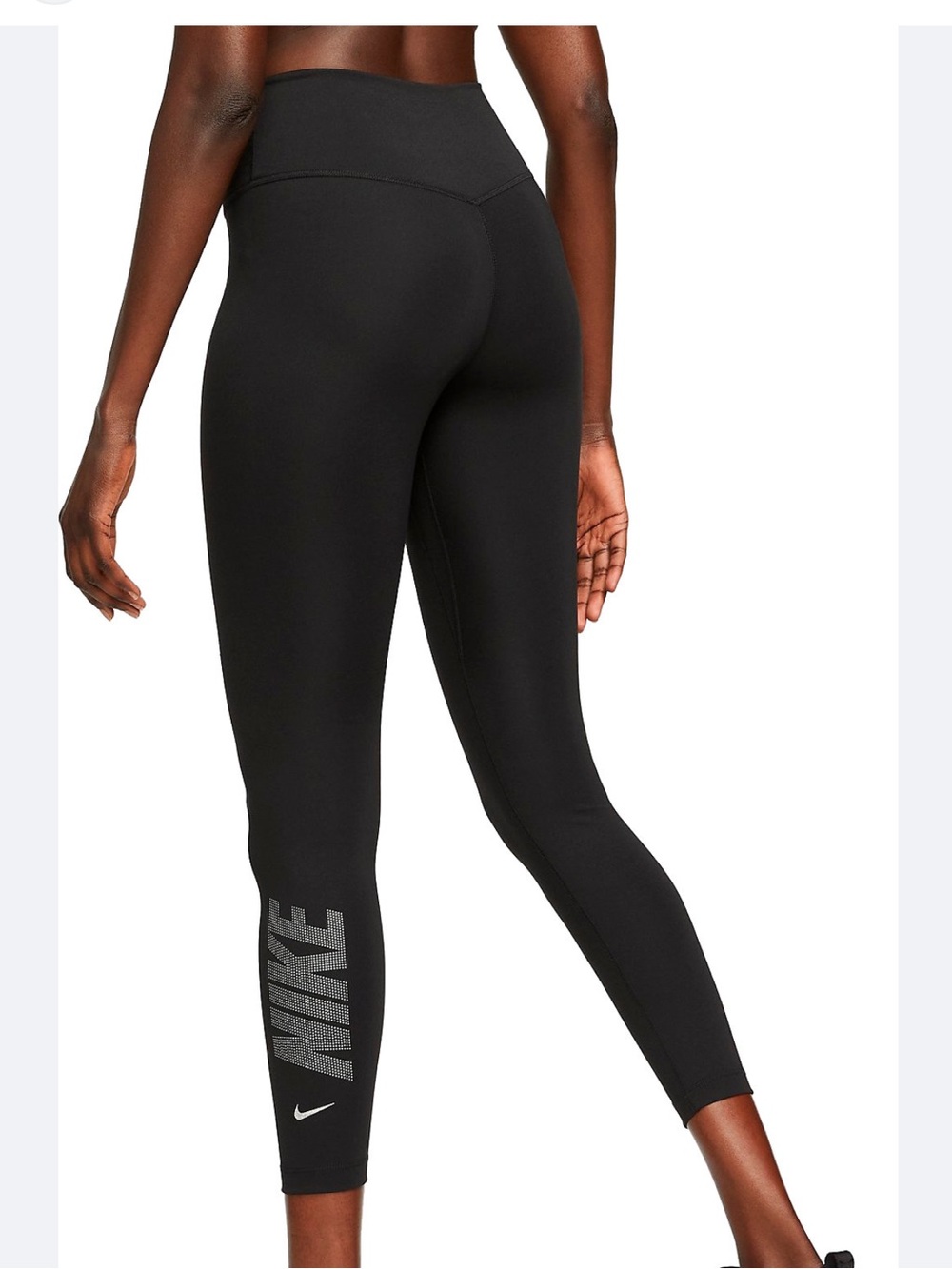 Nike One Mid-Rise 7/8 Leggings Black